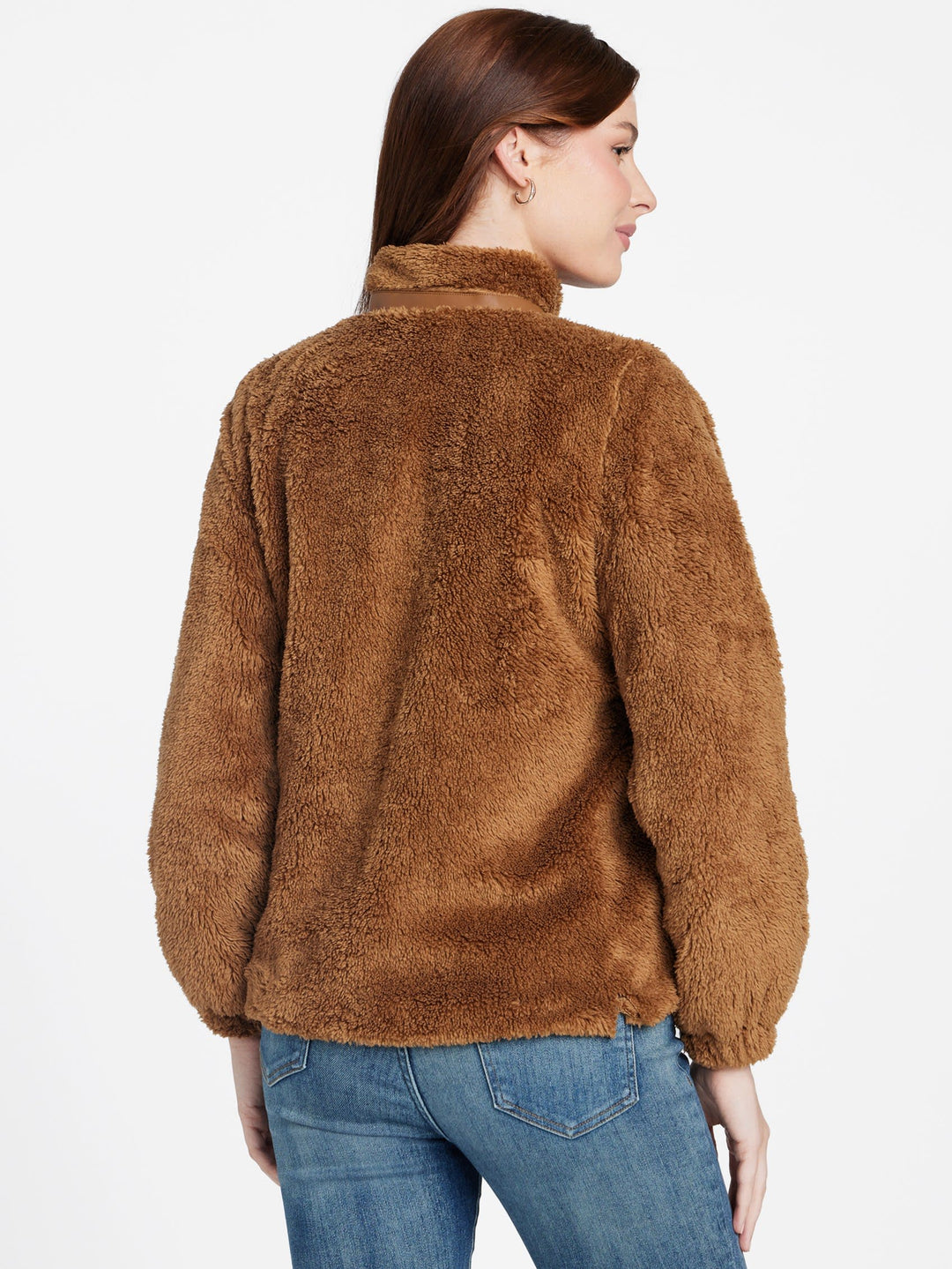 fatima teddy zip sweatshirt