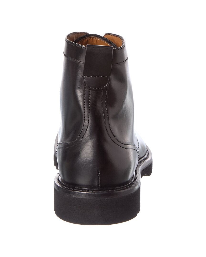 lace-up leather boot