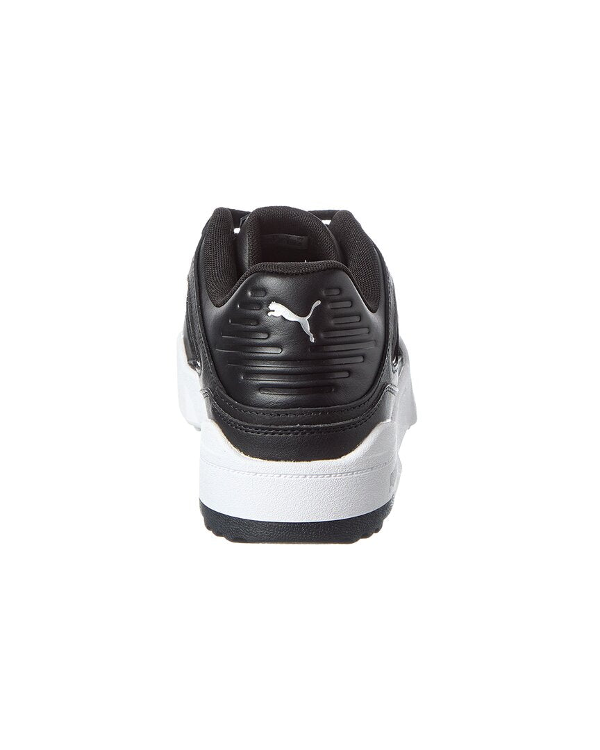 slipstream canvas & leather sneaker