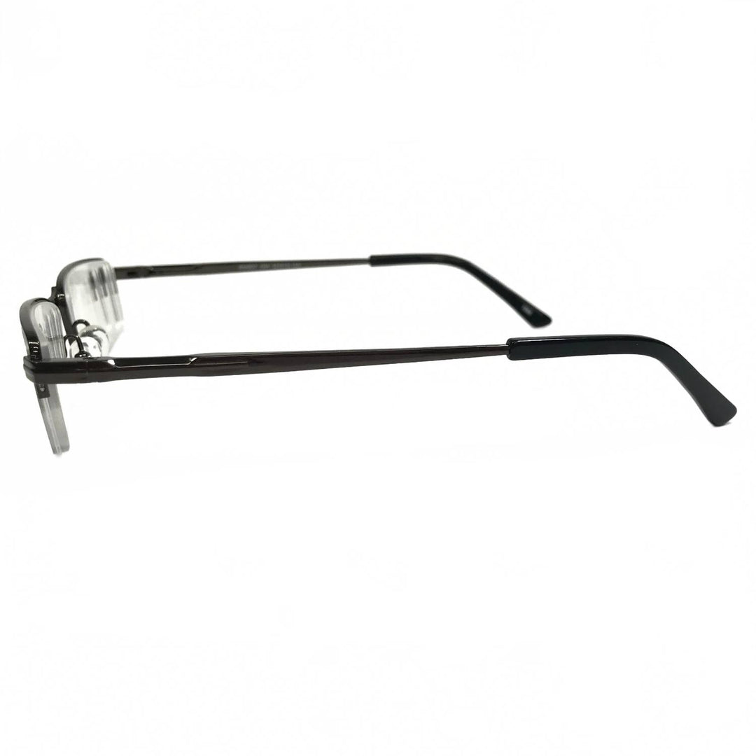 men's rm907 rectangle eyeglasses in grey