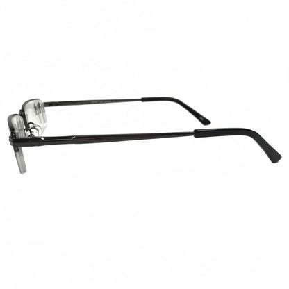 men's rm907 rectangle eyeglasses in grey