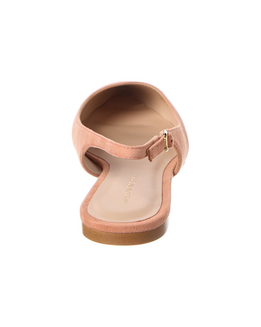 mara suede slingback flat