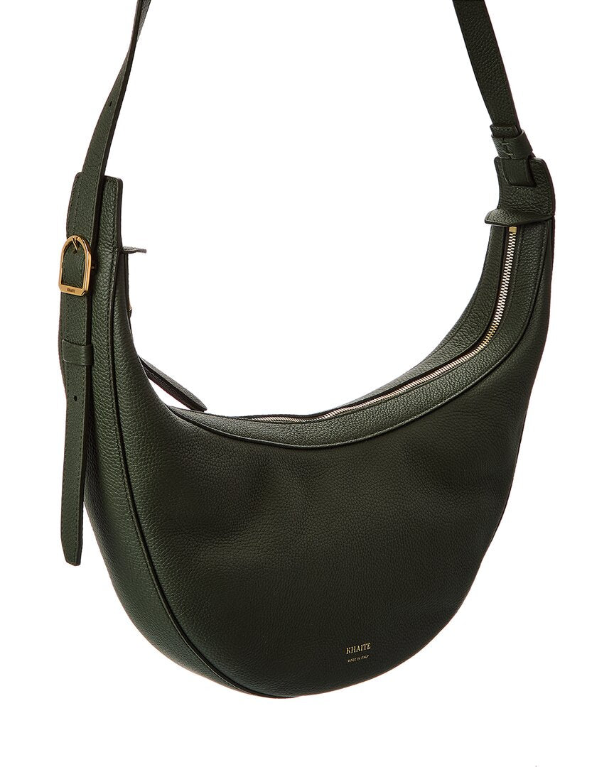 augustina small leather hobo bag