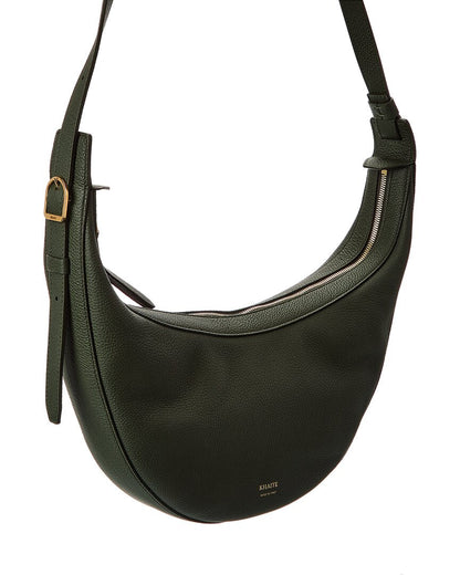 augustina small leather hobo bag