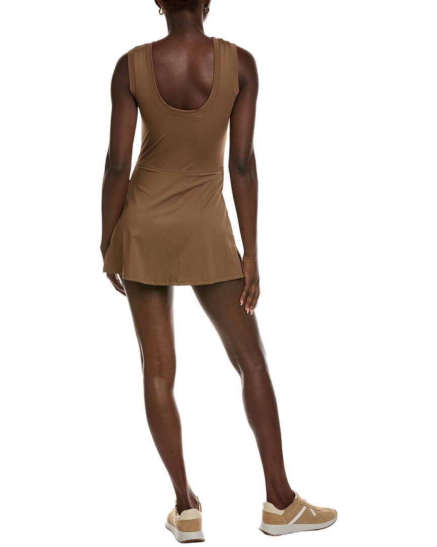 2pc tie front tennis mini dress & short set
