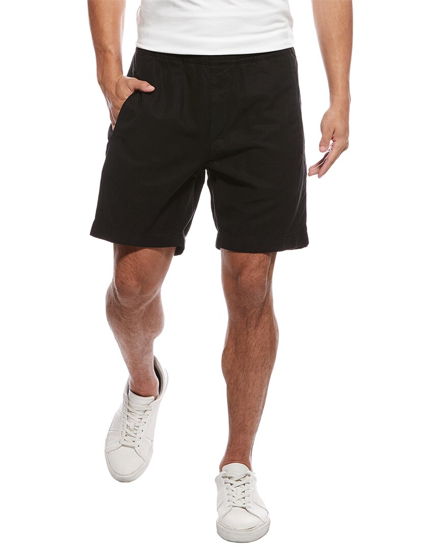 linen-blend jogger short