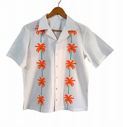 tropicana men's shirt in white