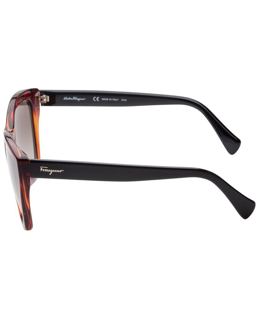 ferragamo women's classic logo 56mm sunglasses