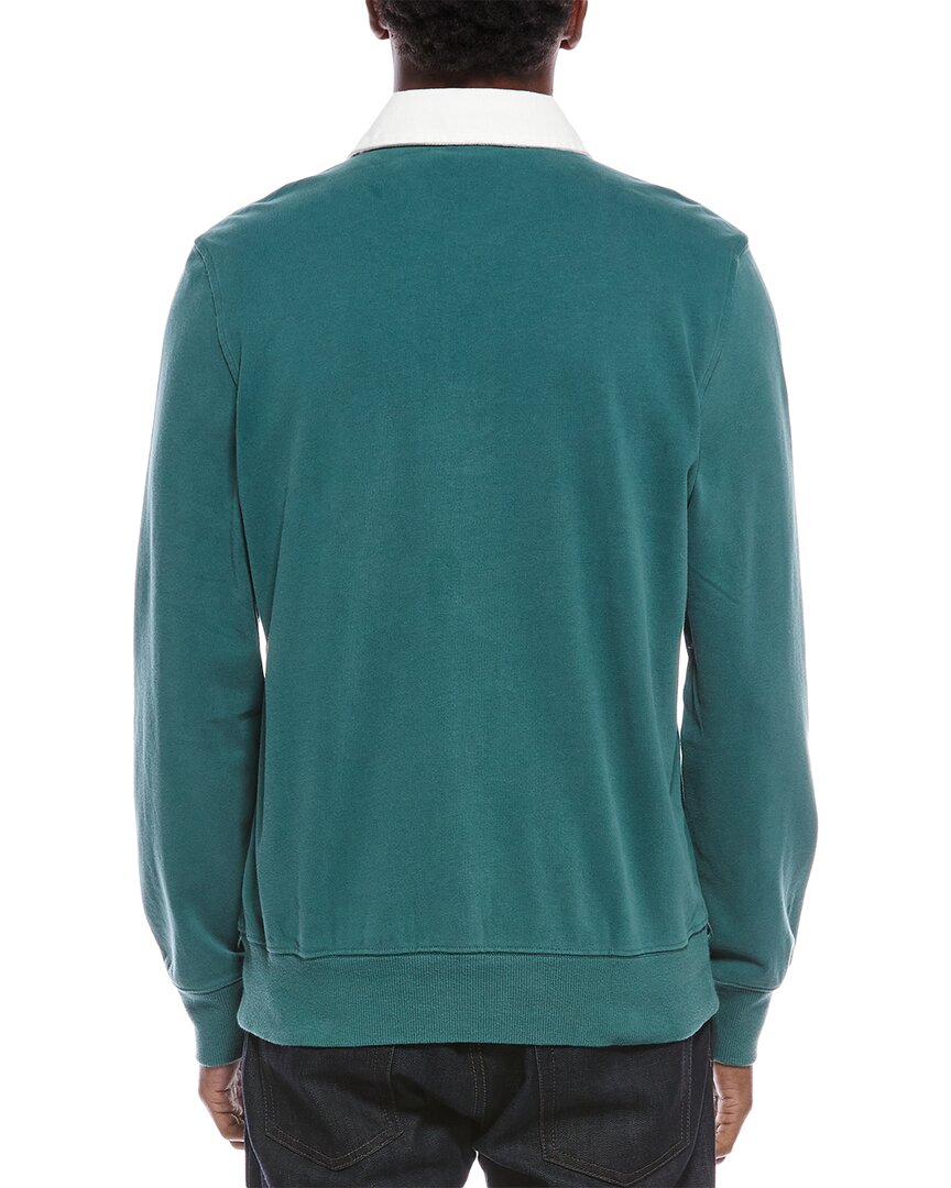 knit rugby polo shirt