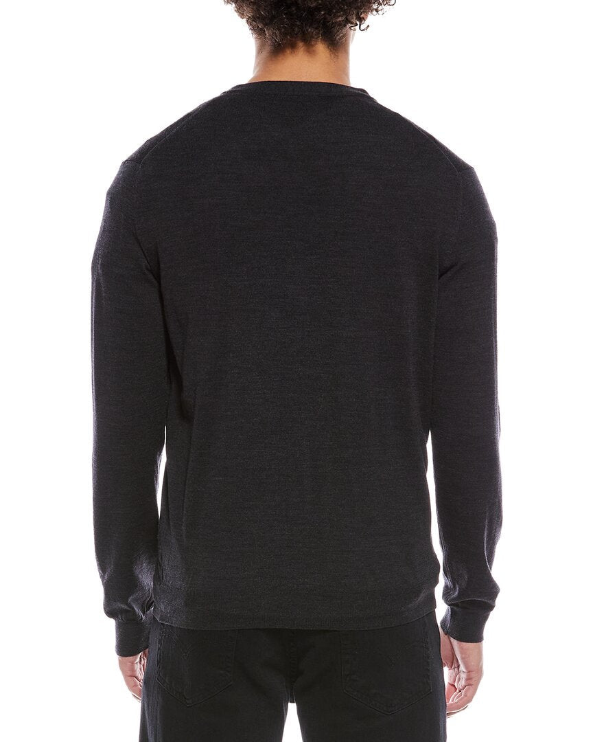 zanone by  v-neck wool-blend cardigan