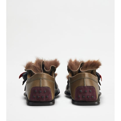 loafers in leather
