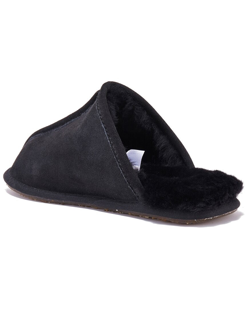 closed leather mule
