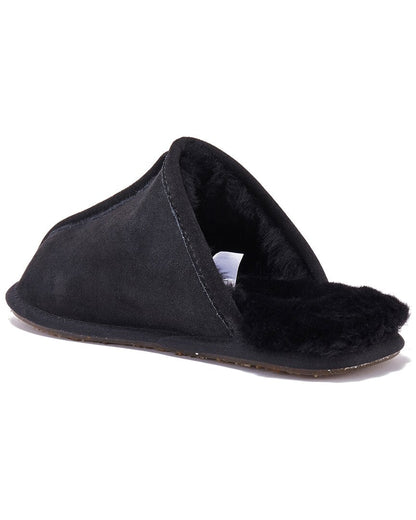 closed leather mule