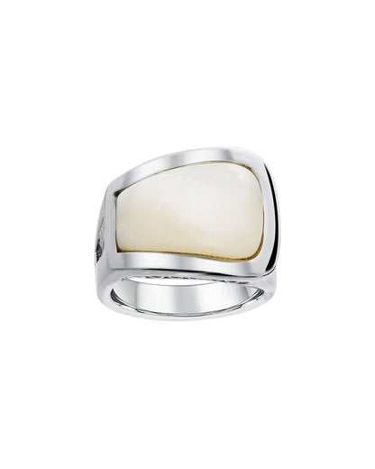 plated statement ring