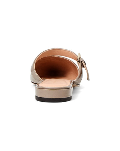 pasha leather mule