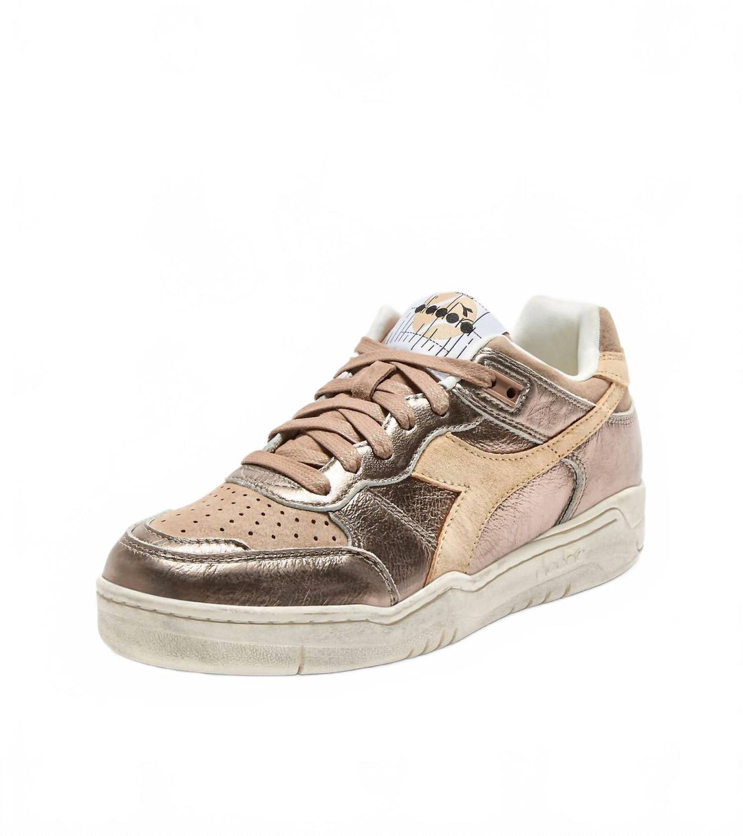 men's uniform heritage leather sneaker in brown
