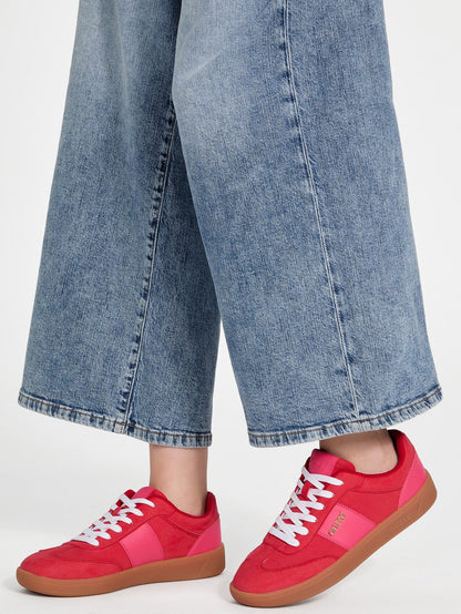 pelara striped low-top sneakers