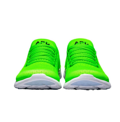 women's techloom breeze shoes in green/black/white