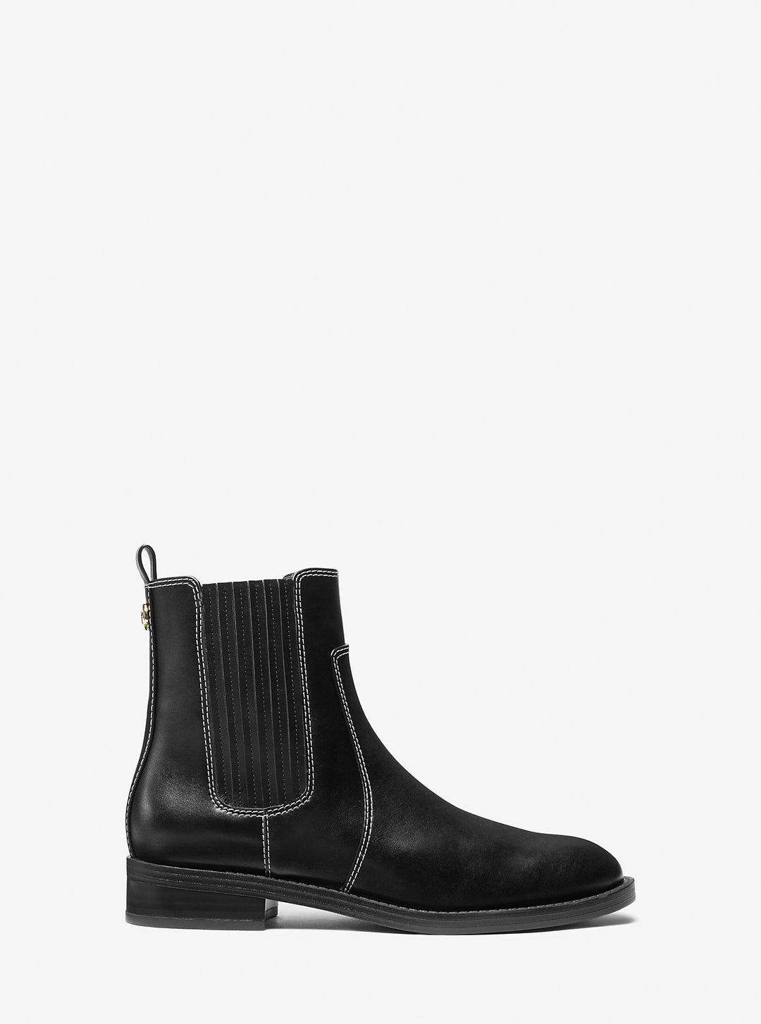 ella contrast-stitched chelsea boot