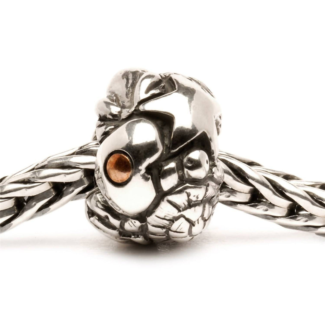 women's symbols bead charm in silver