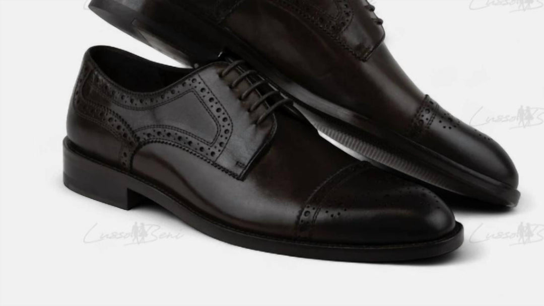 men's cicero derby shoes in brown