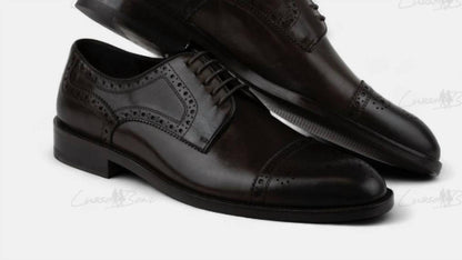 men's cicero derby shoes in brown