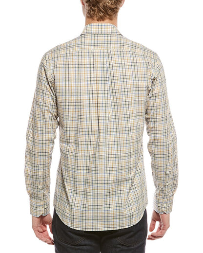 mélange plaid shirt