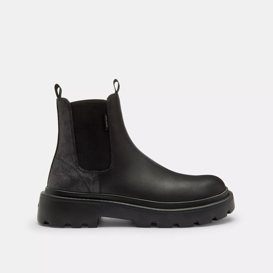 chelsea boot with signature canvas