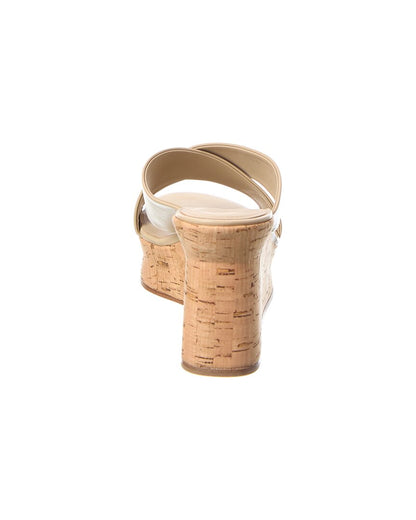 ferragamo ant leather wedge sandal