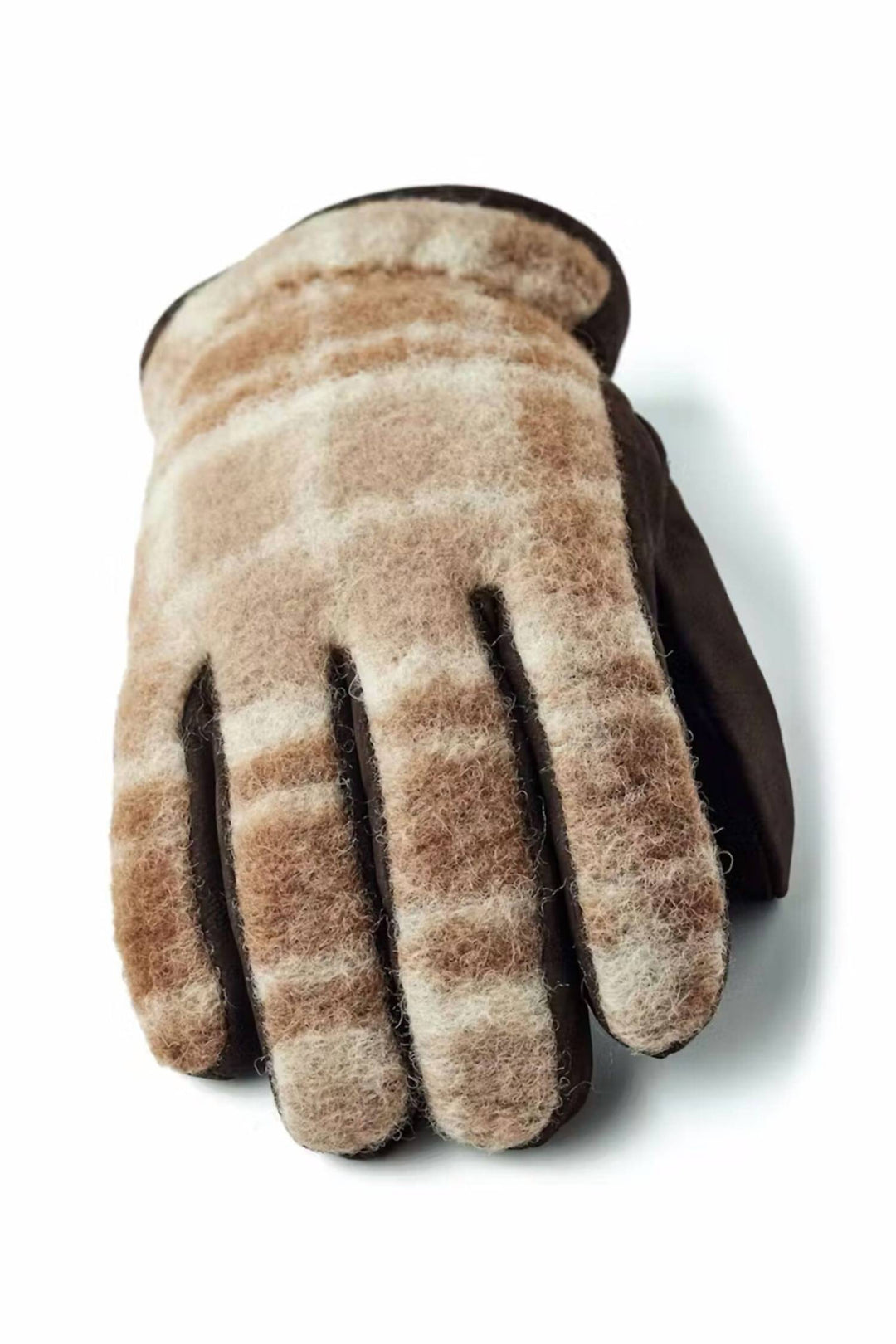 men's noah gloves in beige multi