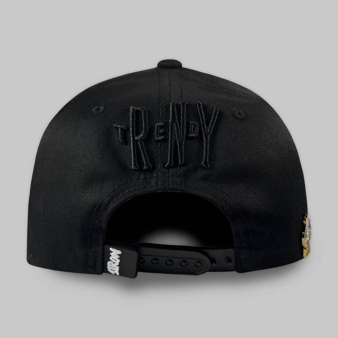 unisex - trendy bad fame baseball cap in black