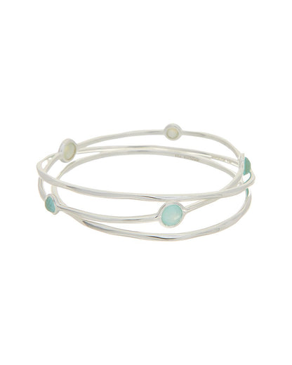 wonderland silver gemstone bracelet