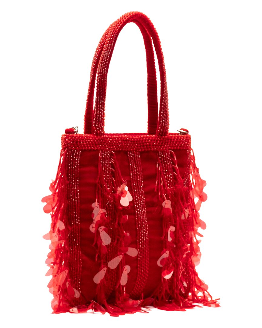 gatsby mini velvet tote