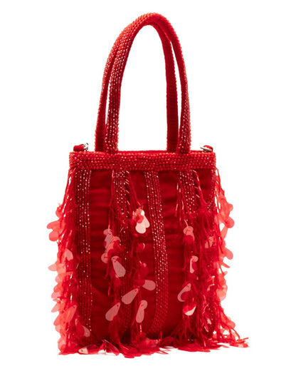 gatsby mini velvet tote