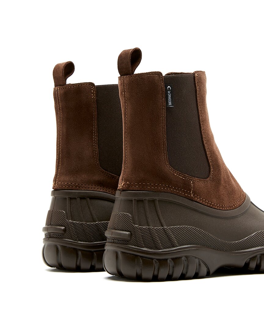 powder waterproof suede boot