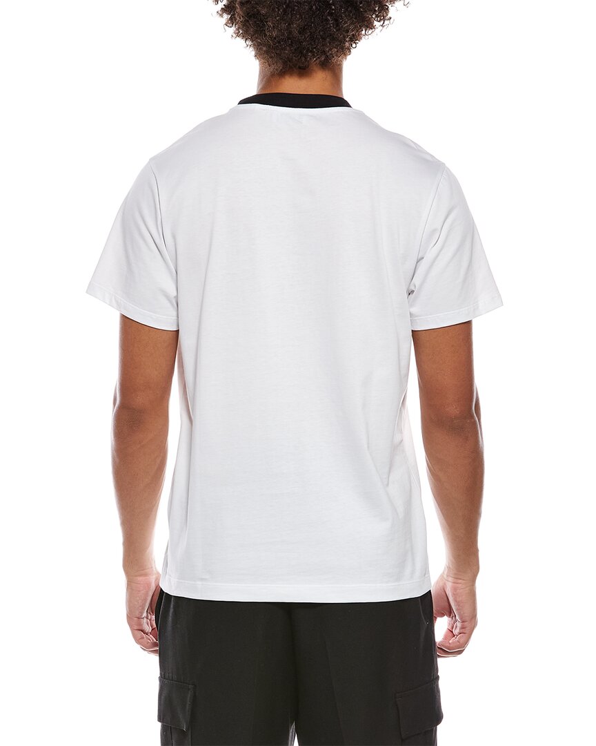 off-white slim fit globe logo t-shirt