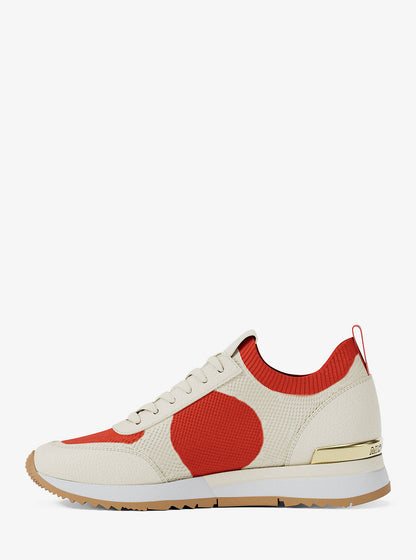 jenkins two-tone stretch knit trainer