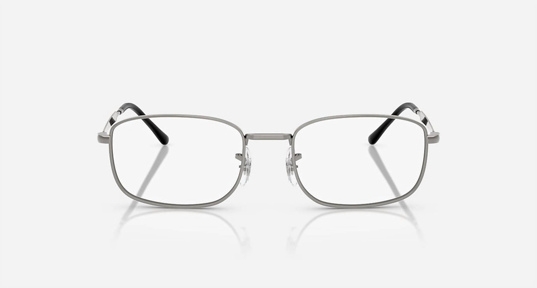 men's rx6533 pillow optical prescription frames in polished grey