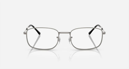 men's rx6533 pillow optical prescription frames in polished grey