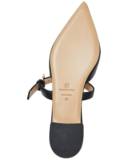 pasha leather mule