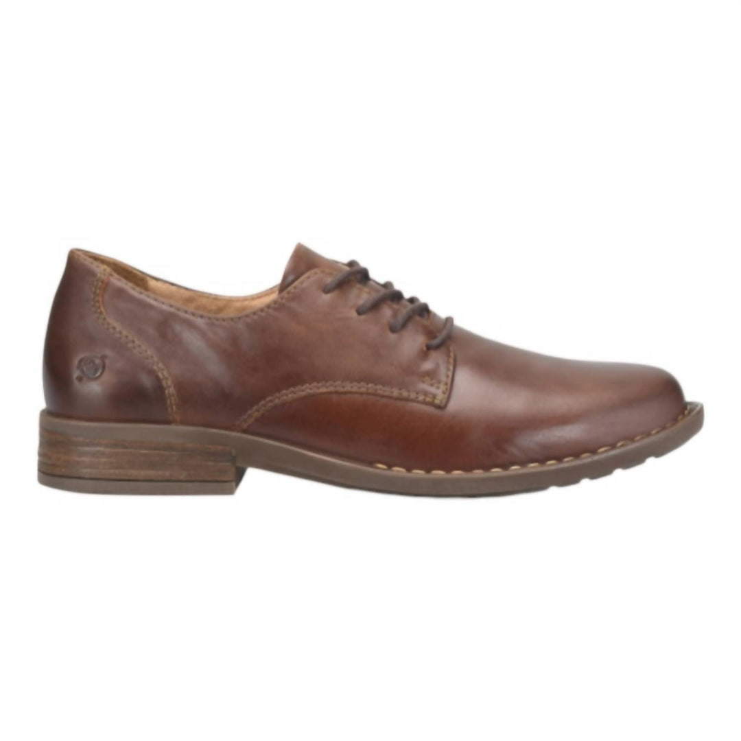 men's ryker oxfords in brown wood