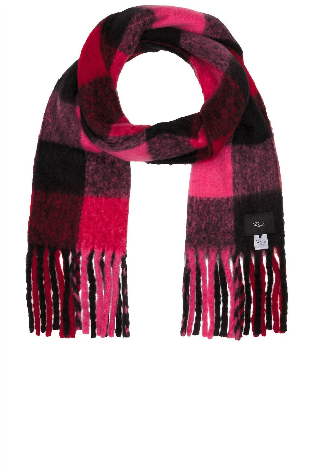 oslo scarf in scarlett onyx