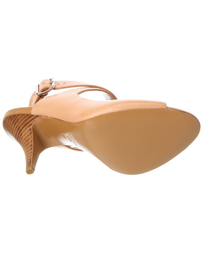 dahlia asymmetric leather sandal