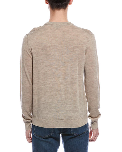 wool v-neck sweater
