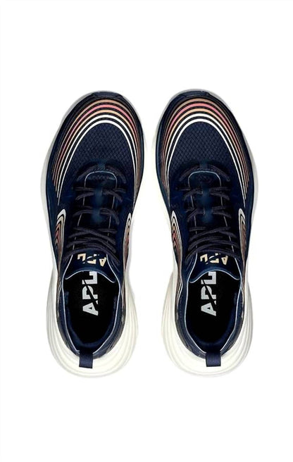 men streamline shoes in midnight/cedar/multi