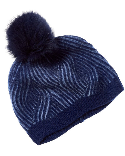sofiacashmere traveling rib knit cashmere hat