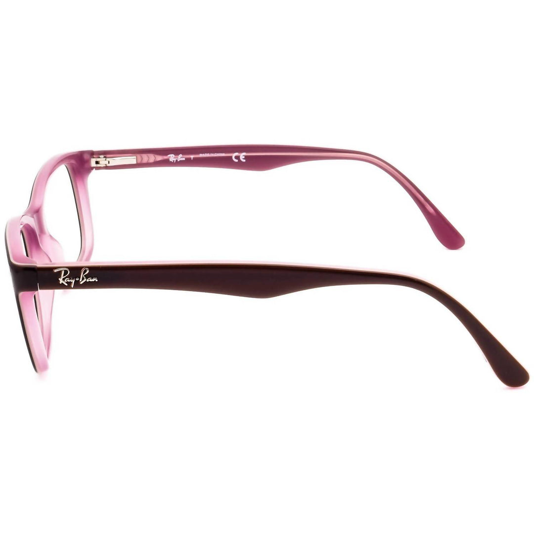 unisex rx5228 glasses in brown/ pink