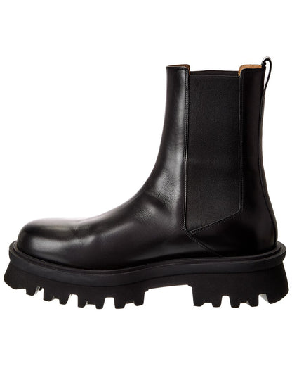 ferragamo leather boot
