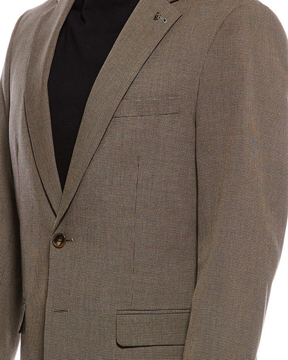 micro houndstooth suit