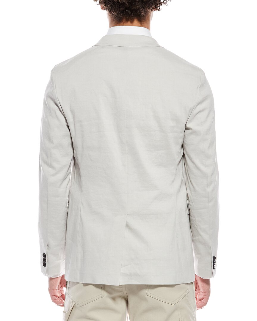 clinton linen-blend blazer